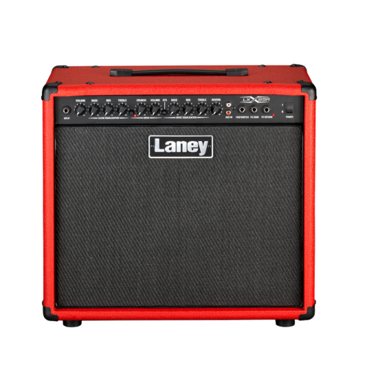 Laney LX65R-RED Guitar combo - 65W - 12 inch woofer - Reverb Laney LX65R-RED Guitar combo - 65W - 12 inch woofer - Reverb