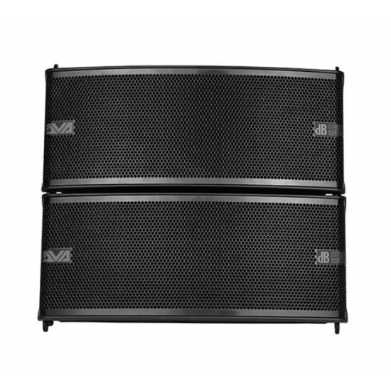 dB Technologies DVA M2M+ M2S (DVA MINI) 2 x 6.5" 2-Way Active Line Array Module with Passive Secondary, 400W