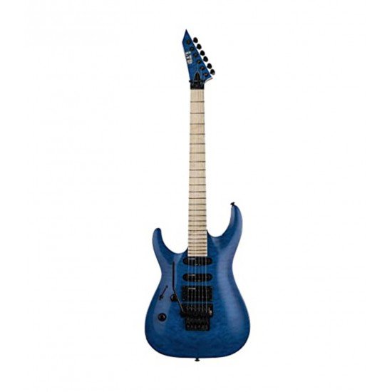 ESP LTD MH-203QM Left-handed - See Thru Blue