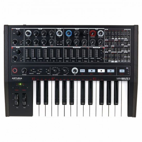 Arturia MiniBrute 2 Noir Analog Synthesizer