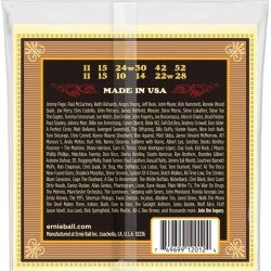 Ernie Ball 2012 Earthwood 80/20 Bronze Acoustic Guitar Strings - .011-.052 Medium 12-string