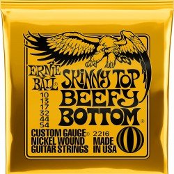Ernie Ball 2216 Skinny Top Beefy Bottom Slinky Nickel Wound Electric Guitar Strings - .010-.054