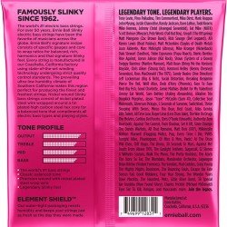 Ernie Ball Super Slinky Nickel Wound Electric Bass Strings (5-String Set, .040 - .125)