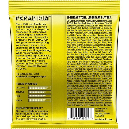 Ernie Ball 2027 Beefy Slinky Paradigm Electric Guitar Strings - .011-.054