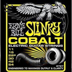 Ernie Ball 2727 Beefy Slinky Cobalt Electric Guitar Strings - .011-.054