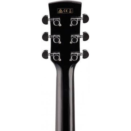 Ibanez PF15ECE Dreadnought Acoustic-Electric Guitar-Black