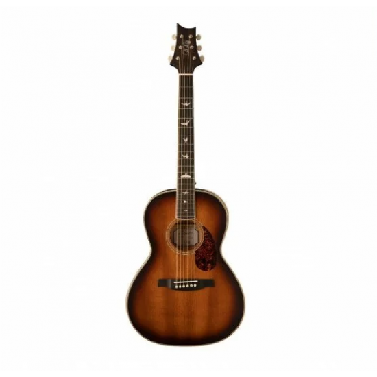 PRS SE Parlor Acoustic Guitar with Fishman SonoTone, Tobacco Burst Finish Includes PRS Gig Bag