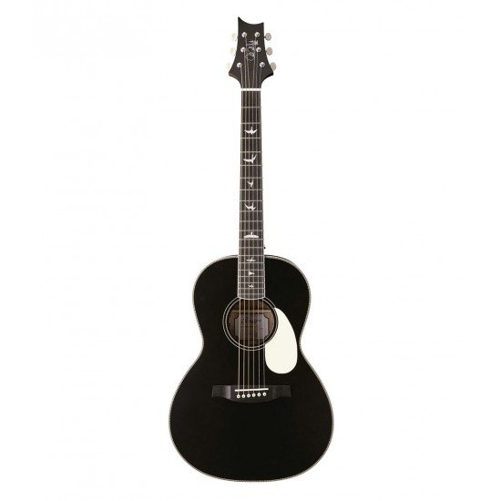 PRS SE Parlor Acoustic Guitar with Fishman SonoTone, Satin Black Top Finish Includes PRS Gig Bag