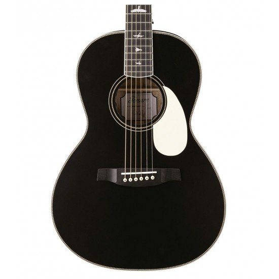 PRS SE Parlor Acoustic Guitar with Fishman SonoTone, Satin Black Top Finish Includes PRS Gig Bag