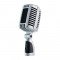 Ahuja PRO7500DU Microphone Wired Dual high sensitivity cartridges With noiseless ON/OFF operation