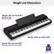 Yamaha P-S500B 88-Key Portable Digital Piano -Black