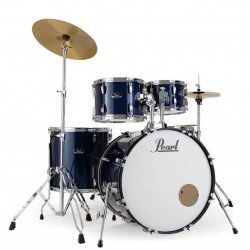 Pearl RS525SC/C#743 Road Show 5pc Drum Set 2216B/1008T/1209T/1616F/1455S With Cymbal & Hardware Royal Blue Metallic Finish
