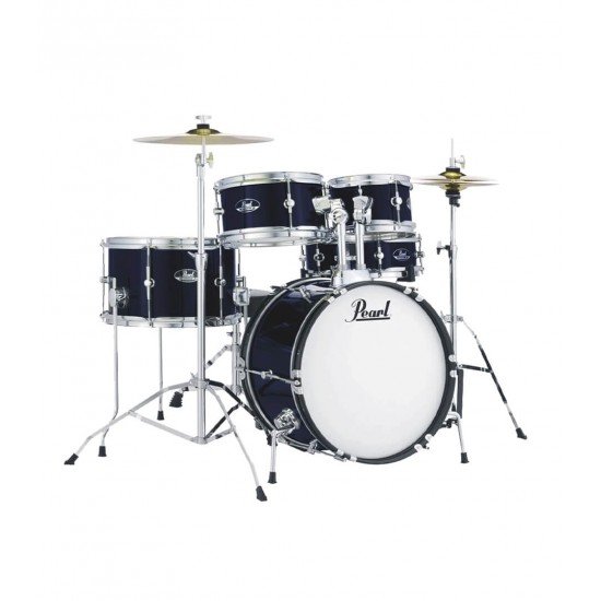 Pearl RSJ465C/C #743 Roadshow Junior 5-pcs Drum Set with Hardware & Cymbals Royal Blue Metallic