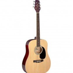 Stagg 3/4 Natural Dreadnought Acoustic Guitar with Basswood Top