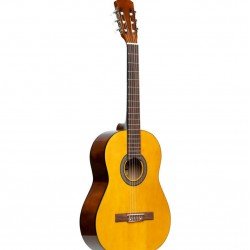 Stagg Guitar Pack with 4/4 Natural-Coloured Classical Guitar with Linden Top, Tuner, Bag and Colour Box