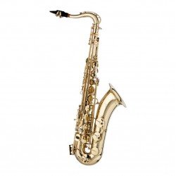 Stagg Bb Tenor Saxophone with High F# Key, Includes Soft Case