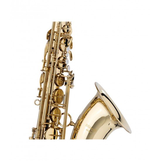 Stagg Bb Tenor Saxophone with High F# Key, Includes Soft Case