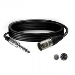 Tasker TSM225 Cable 1 XLR Male 3 Pin to 1 Jack Stereo 1/4 5Mtrs