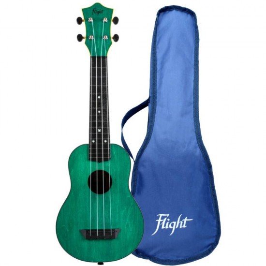 Flight TUS35 Green Soprano Travel Ukulele