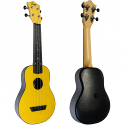 Flight TUS35YW Travel Soprano Ukulele, Yellow