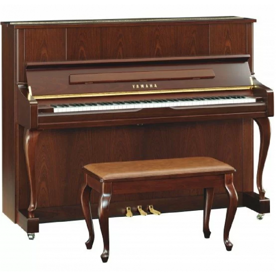 Yamaha U1JCPSDW Upright Piano - Satin Dark walnut