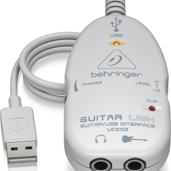 Behringer UCG102 Audio Interface Guitar to USB Cable