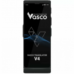 Vasco Translator V4 Universal Translator With 108 Languages And  Free Lifetime Internet - Black Onyx
