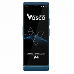 Vasco Translator V4 Universal Translator With 108 Languages And  Free Lifetime Internet-Cobalt Blue