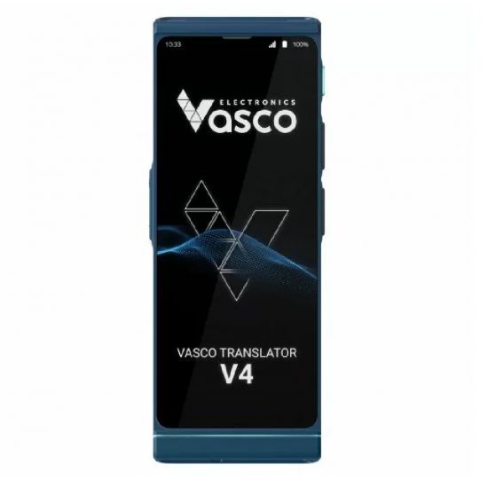 Vasco Translator V4 Universal Translator With 108 Languages And  Free Lifetime Internet-Cobalt Blue
