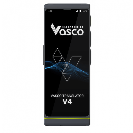 Vasco Translator V4 Universal Translator With 108 Languages And  Free Lifetime Internet-Stone Grey