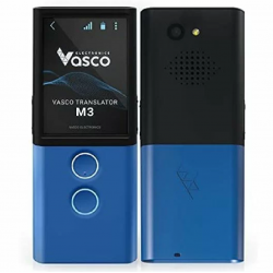Vasco Translator M3 Portable Two-Way Language Interpreter Blue Ocean