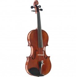 Stagg 4/4 Hand-Varnished Solid Flamed Maple Violin with Deluxe Soft-Case