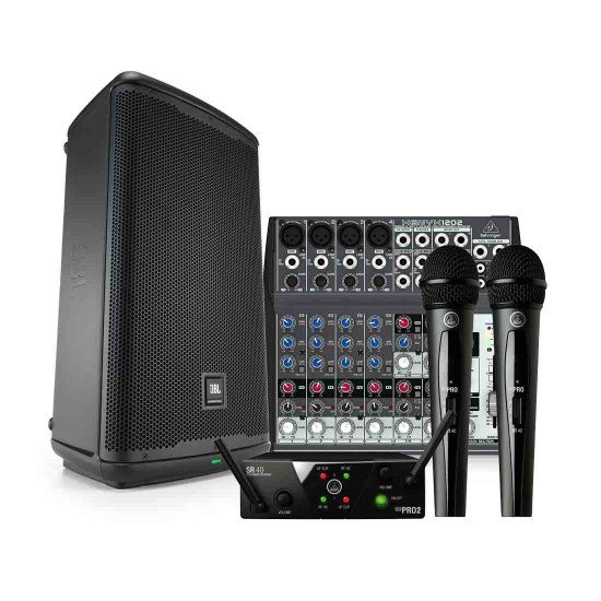 Behringer XENYX 1202 12-Channel Audio Mixer Bundle Behringer XENYX 1202 12-Channel Audio Mixer Bundle