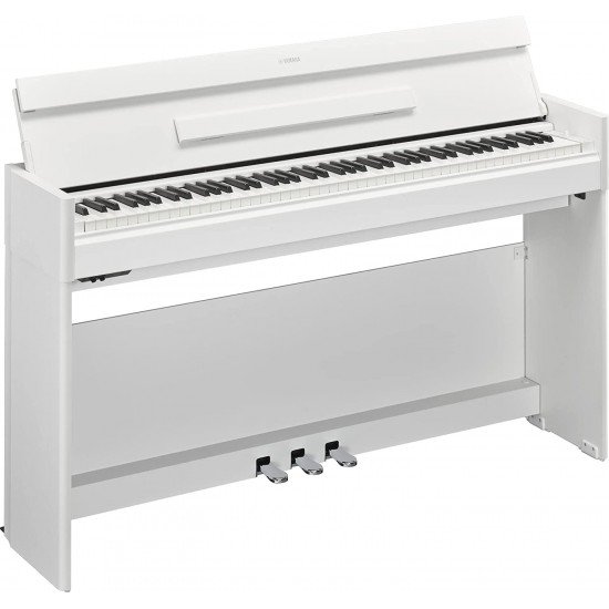 Yamaha Arius YDPS55WH Weighted Action Digital Home Piano - White Without Bench