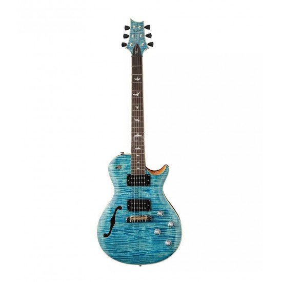 PRS SE Zach Myers Signature Semi-Hollow Guitar in Myres Blue Finish, PRS SE Gig Bag Included