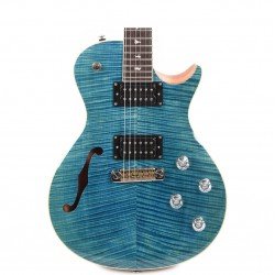 PRS SE Zach Myers Signature Semi-Hollow Guitar in Myres Blue Finish, PRS SE Gig Bag Included