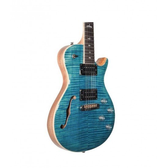 PRS SE Zach Myers Signature Semi-Hollow Guitar in Myres Blue Finish, PRS SE Gig Bag Included