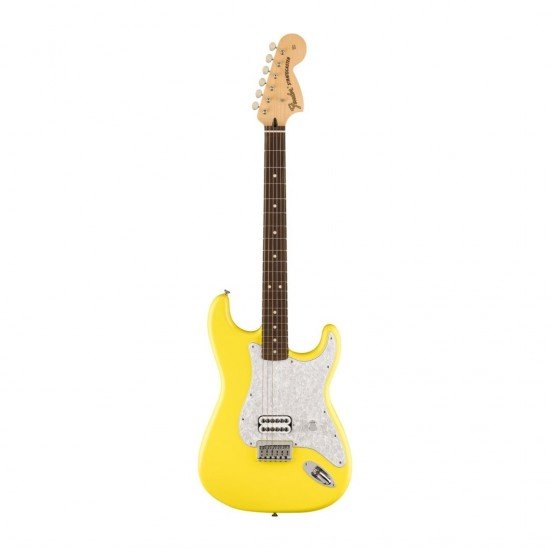 Fender Tom DeLonge StratocasterTom DeLonge Stratocaster 148020363 Electric Guitar - Graffiti Yellow Fender Tom DeLonge StratocasterTom DeLonge Stratocaster 148020363 Electric Guitar - Graffiti Yellow
