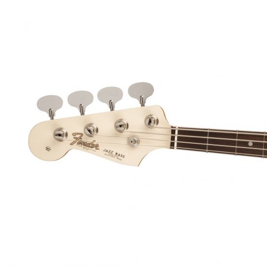 Fender American Vintage II 1966 Jazz Bass Left-Hand 190180805 Electric Guitar - Olympic White Fender American Vintage II 1966 Jazz Bass Left-Hand 190180805 Electric Guitar - Olympic White