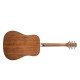 PEAVEY DW2 Solid Top Dreadnaught Acoustic Guitar Natural With Case PEAVEY DW2 Solid Top Dreadnaught Acoustic Guitar Natural With Case