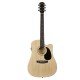 Fender SA-105CE Dreadnought  Electro Acoustic Guitar Natural - 0930307021