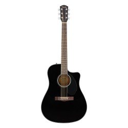 Fender 0970113006 CD-60SCE Dreadnought Single Cutaway Acoustic Guitar - Black
