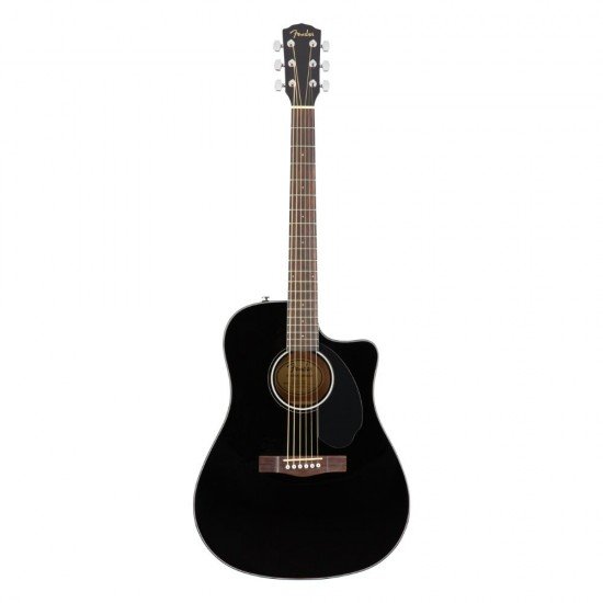 Fender 0970113006 CD-60SCE Dreadnought Single Cutaway Acoustic Guitar - Black