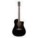 Fender 0970113006 CD-60SCE Dreadnought Single Cutaway Acoustic Guitar - Black