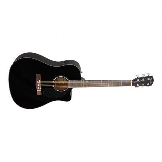 Fender 0970113006 CD-60SCE Dreadnought Single Cutaway Acoustic Guitar - Black