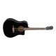 Fender 0970113006 CD-60SCE Dreadnought Single Cutaway Acoustic Guitar - Black