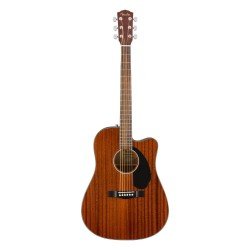Fender 0970113022 CD-60SCE Dreadnought Cutaway Acoustic Guitar -All Mahogany