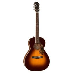 Fender PS-220E Parlor Acoustic-electric Guitar - 3-tone Vintage Sunburst