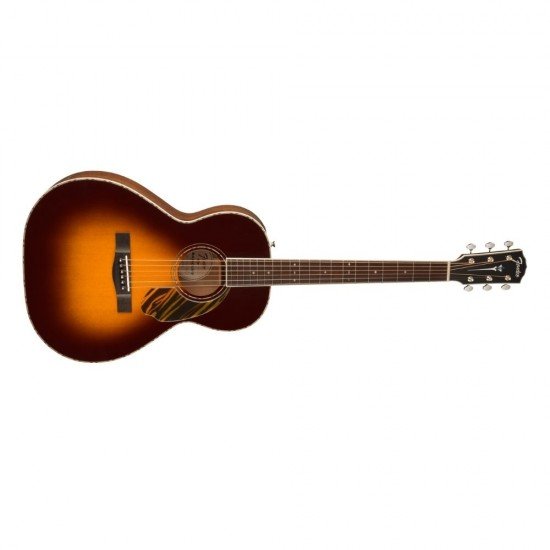 Fender PS-220E Parlor Acoustic-electric Guitar - 3-tone Vintage Sunburst Fender PS-220E Parlor Acoustic-electric Guitar - 3-tone Vintage Sunburst
