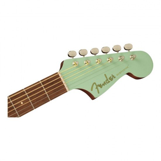 Fender Model #: 0970743557 Newporter Player, Walnut Fingerboard, White Pickguard, Surf Green Fender Model #: 0970743557 Newporter Player, Walnut Fingerboard, White Pickguard, Surf Green